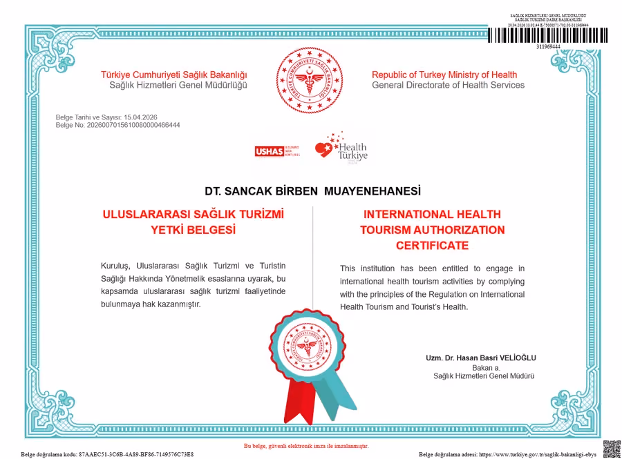 Uluslararası Sağlık Turizmi Yetki Belgesi